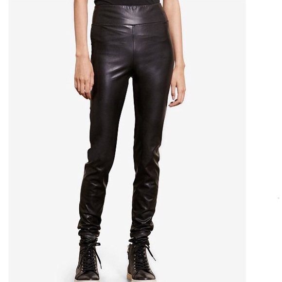 Ralph Lauren Pants - NWT Ralph Lauren Black Faux Leather Vegan Leggings